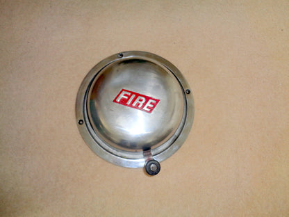 1960s BMC Hand Cranked Polished Chrome Fire Alarm Bell