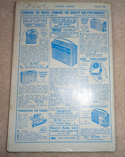 1963 Practical Wireless Magazines (Set of Nine)