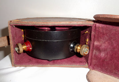 1940s Unipivot Brass Galvanometer No.24A MK I By Cambridge Instrument Co Ltd In Leather Carry Case