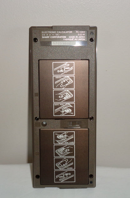 1986 SHARP Pocket Computer Model PC136 In Its Original Box With Manual