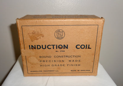 Vintage SEL Induction Coil No. 1700. Spark Gap Generator