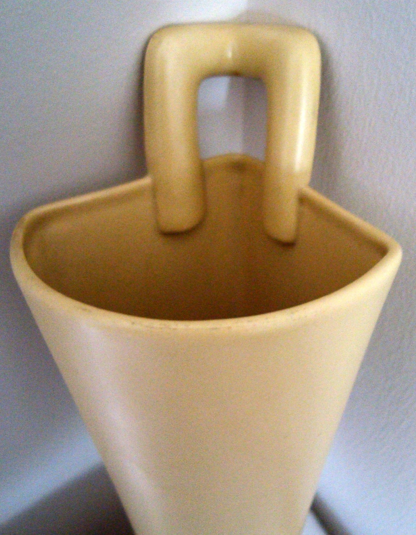 Art Deco 1930s Gray's Pottery Corner Wall Pocket Vase