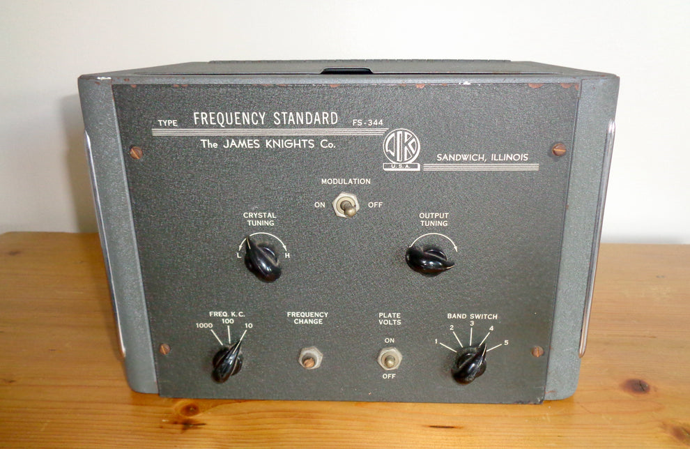 1940s The James Knight Company Frequency Standard FS344 In Need Of Res