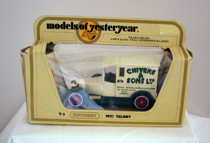 Matchbox Lesney Model Y-5 1927 Talbot Chivers & Sons