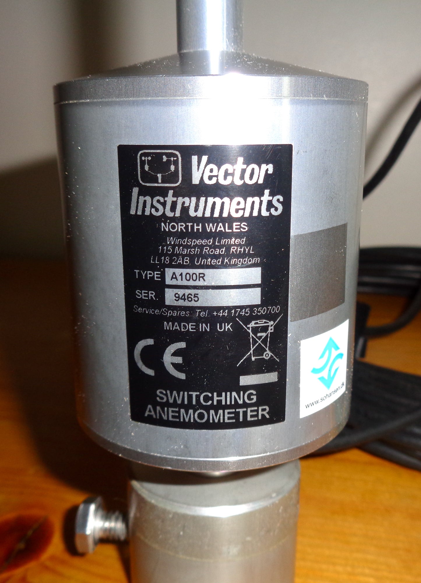 Vector Instruments A100R Switching Anemometer