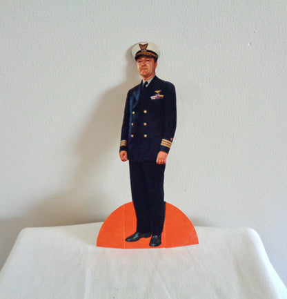 WW2 Bendix Aviation Company USA Commander Coast Guard Paper Figure/Doll