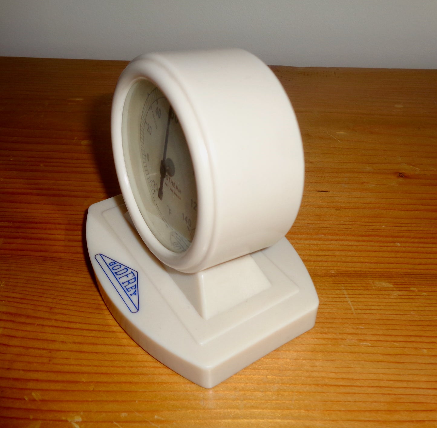 1930s White Bakelite Rototherm Thermometer