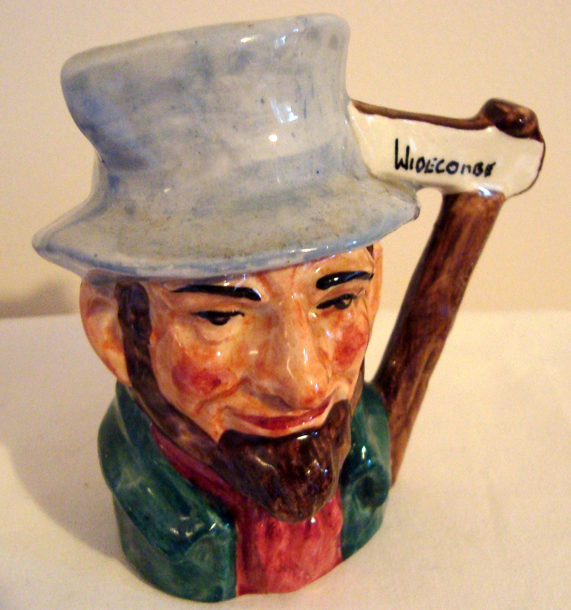 Small Vintage Hand Painted Uncle Tom Cobley Artone Character Jug