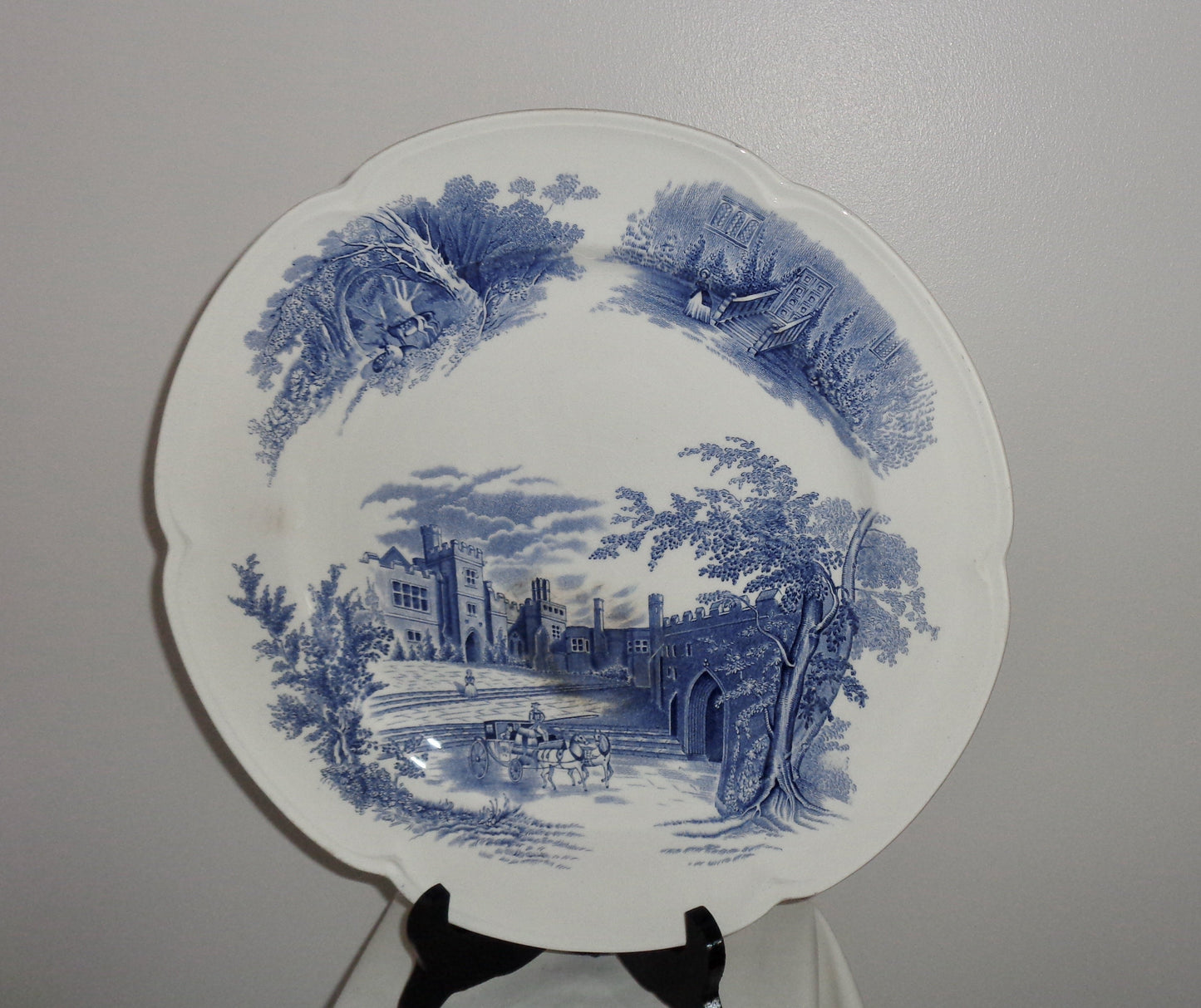 1930s Haddon Hall Serving Platter By Johnson Bros Pottery 