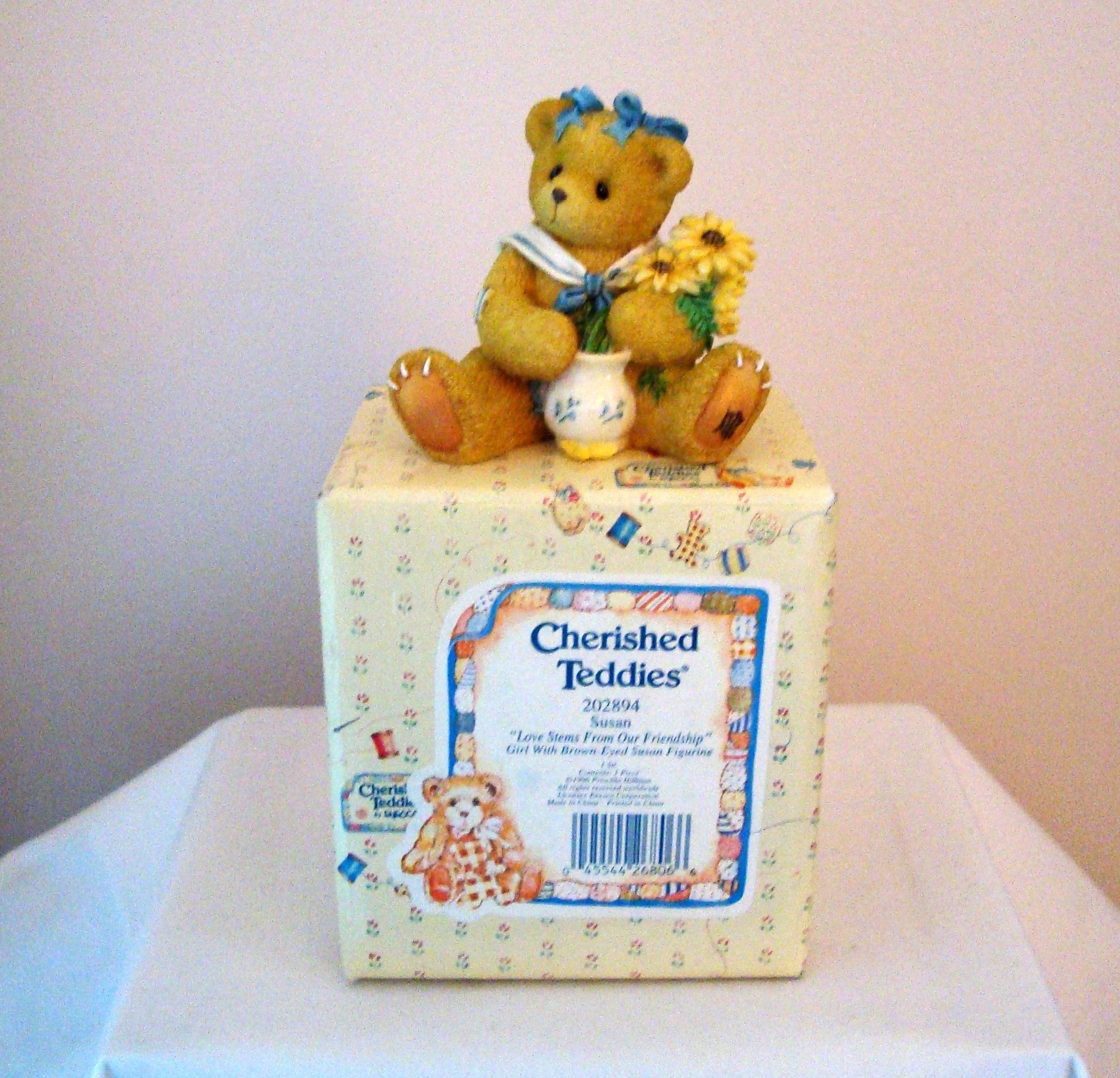 1996 Enesco Cherished Teddy Susan 'Love Stems From Our Friendship