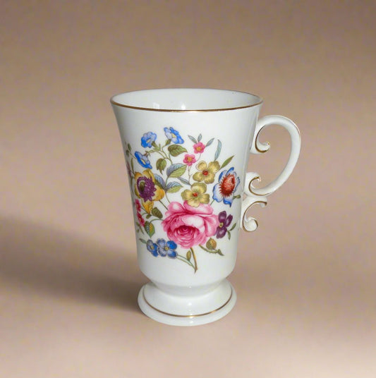 1961 Royal Worcester Bournemouth Pattern Coffee Cup / Mug