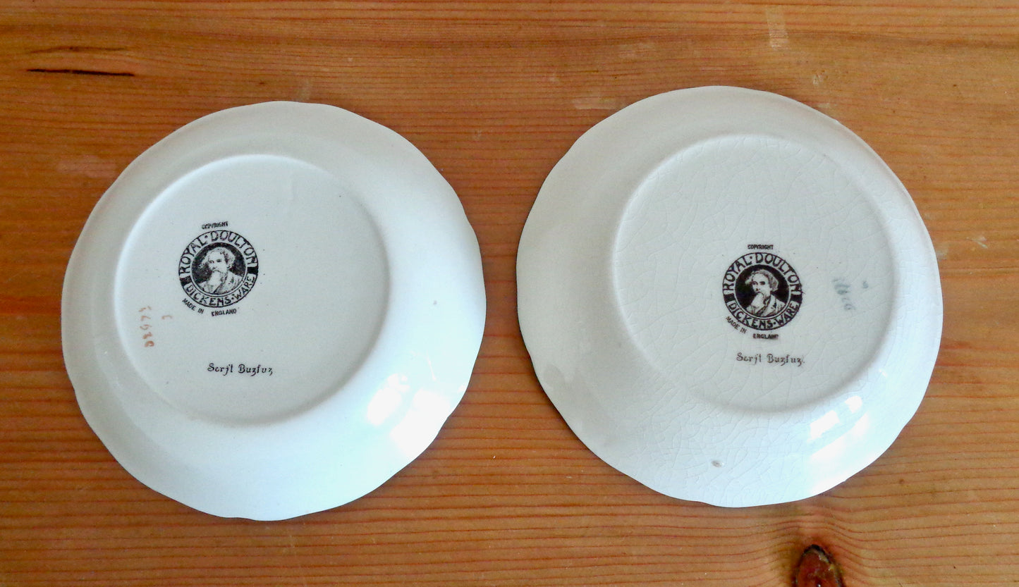 Pair of Royal Doulton Dickens Ware Berry Dishes Pattern Numbers D2973