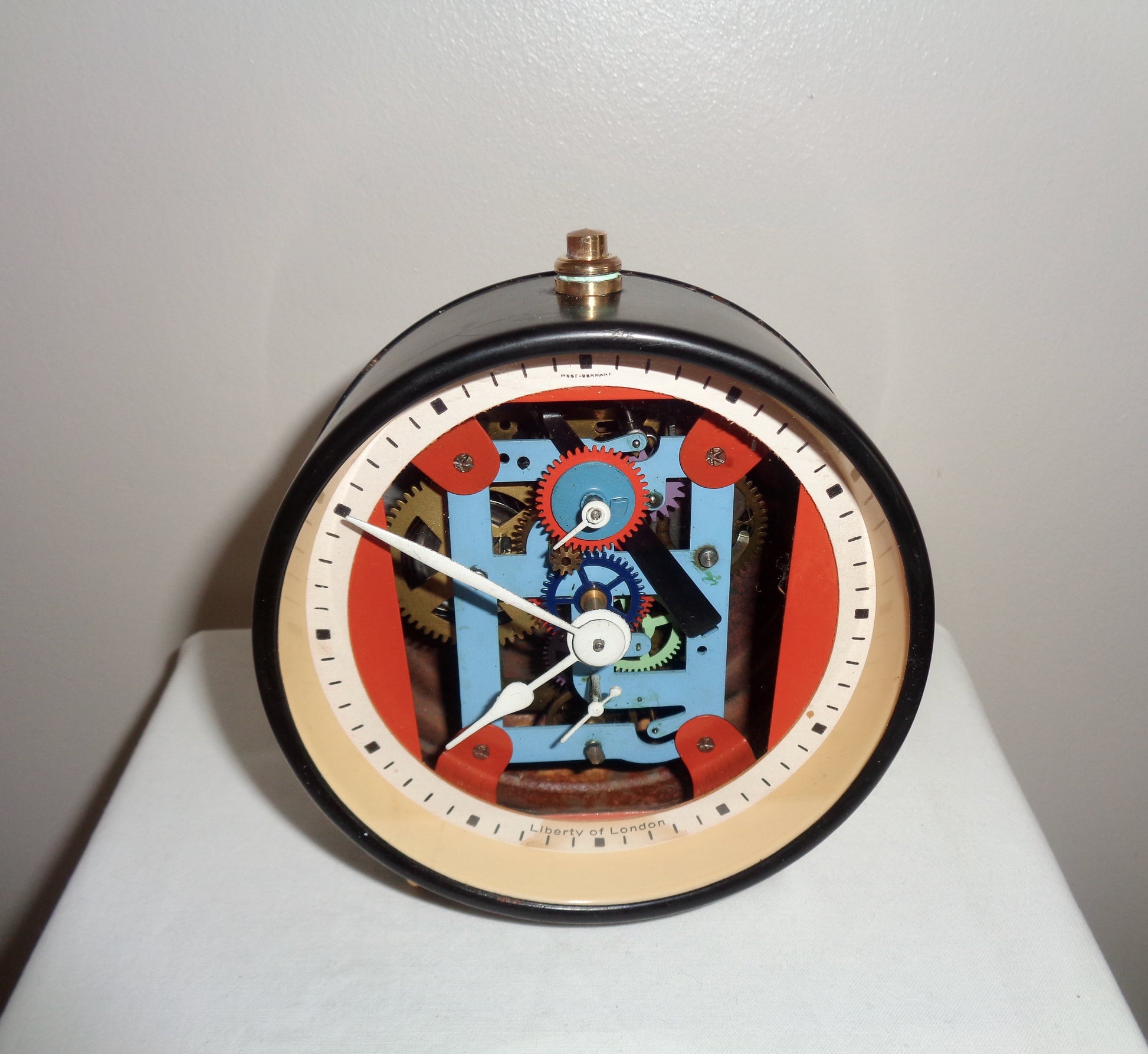 1967 Vintage Liberty of London Skeleton Alarm Clock