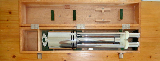 Vintage Casella London Clockwork Aspirated Psychrometer For Measuring Humidity In Its Original Case