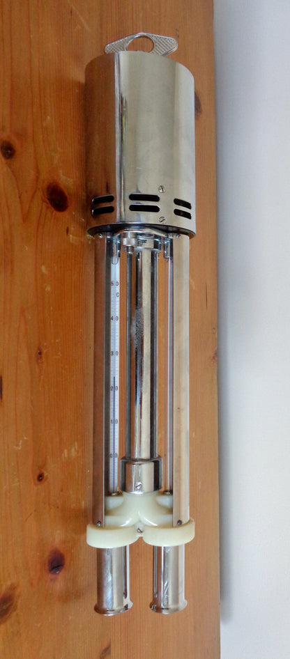 Vintage Casella London Clockwork Aspirated Psychrometer For Measuring Humidity In Its Original Case