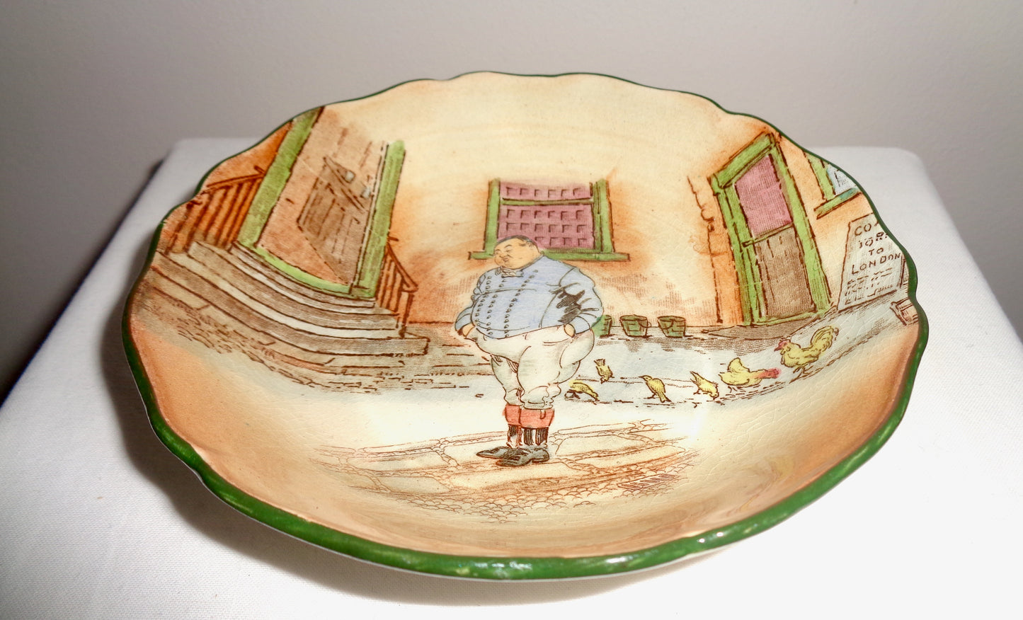 Royal Doulton Dickens Ware Berry Dish Pattern Number D2973 Featuring The Fat Boy