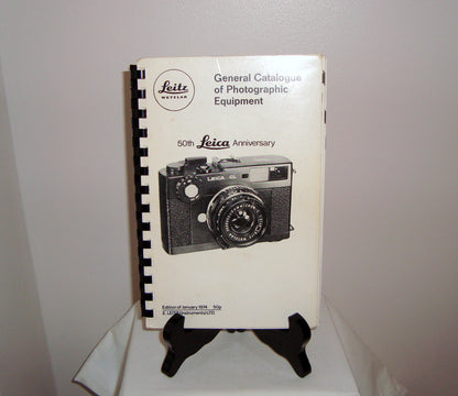 1974 Leica 50th Anniversary General Catalogue of Photographic Equipment