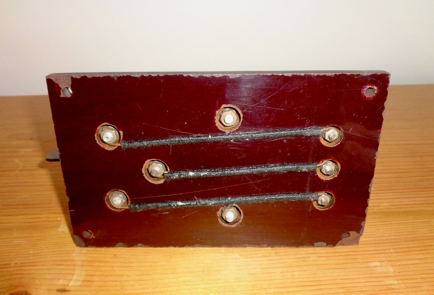 Vintage Paddle Morse Key On A Paxolin Base