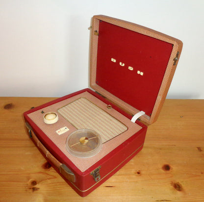 Vintage 1957 BP61 Bush Valve Radio Suitcase Style