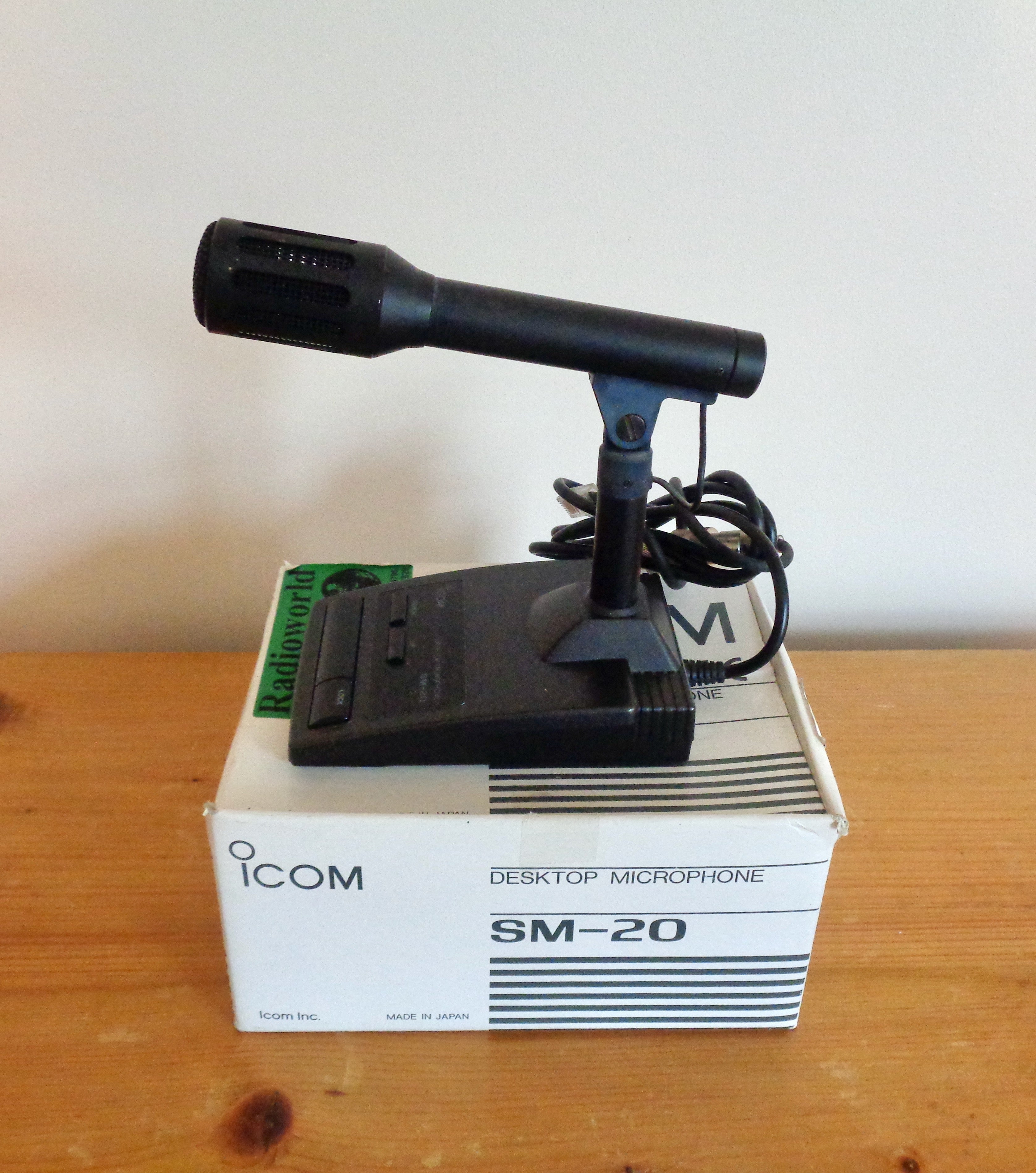 Icom SM20 600 Ohm 8 Pin Base Station Desk Microphone – Mullard 