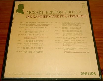 Philips Mozart Edition 9 The Chamber Music For Strings 6747 382. Box Set Comprising 15 LPs