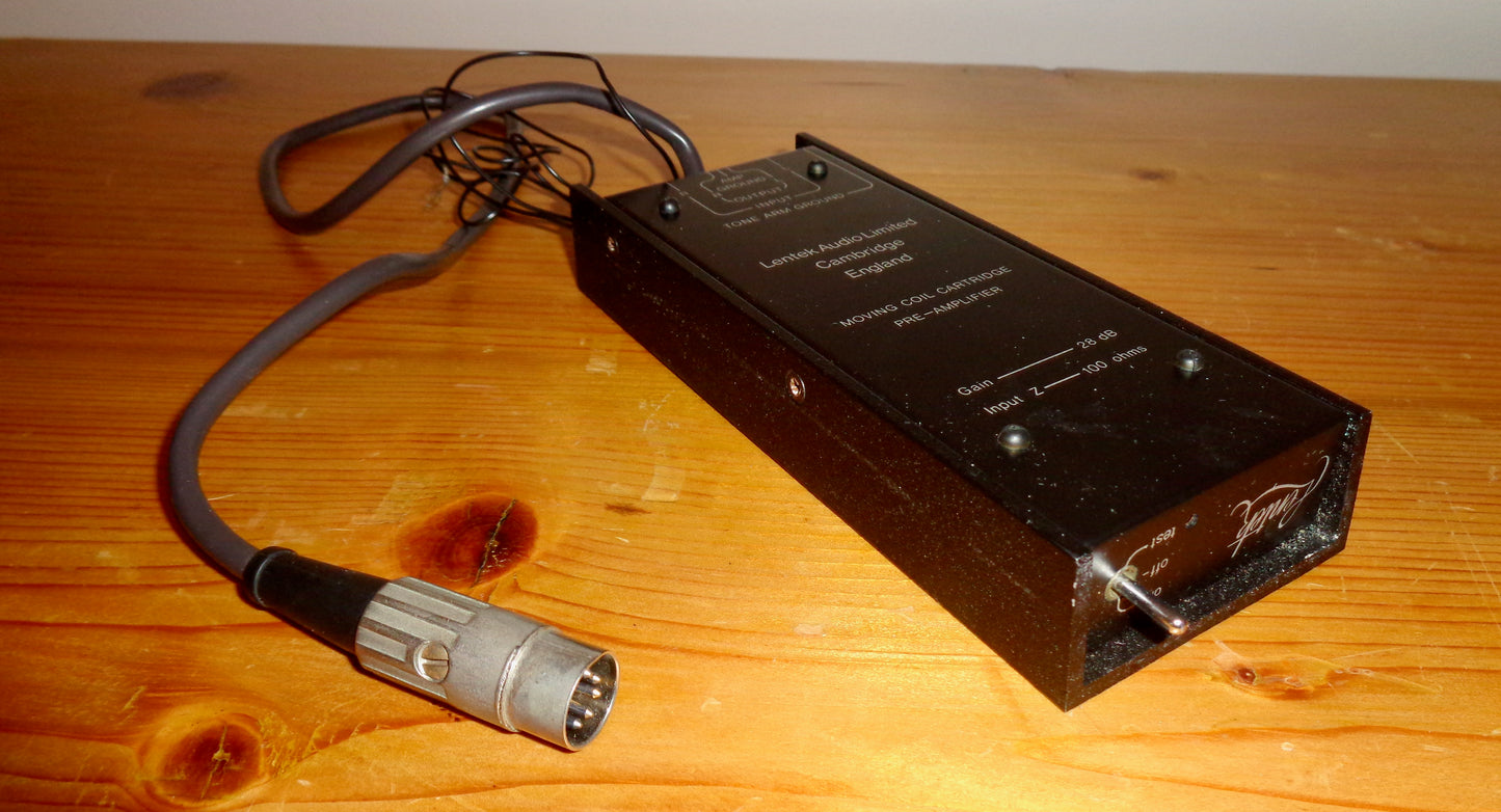 Lentek Audio Ltd Moving Coil Cartridge Pre Amplifier