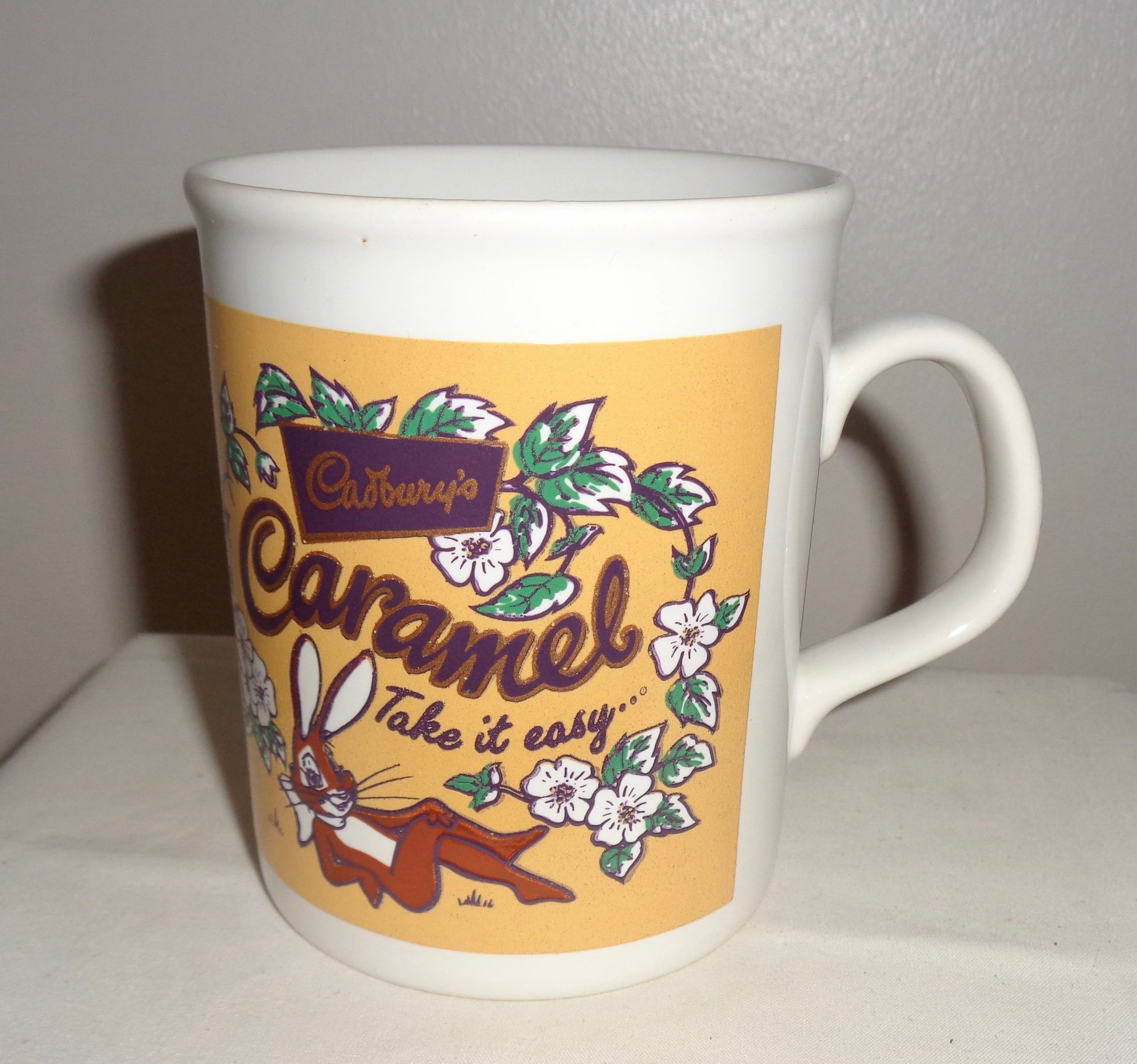 Kilncraft 1980s Cadbury's Caramel Advertising Mug