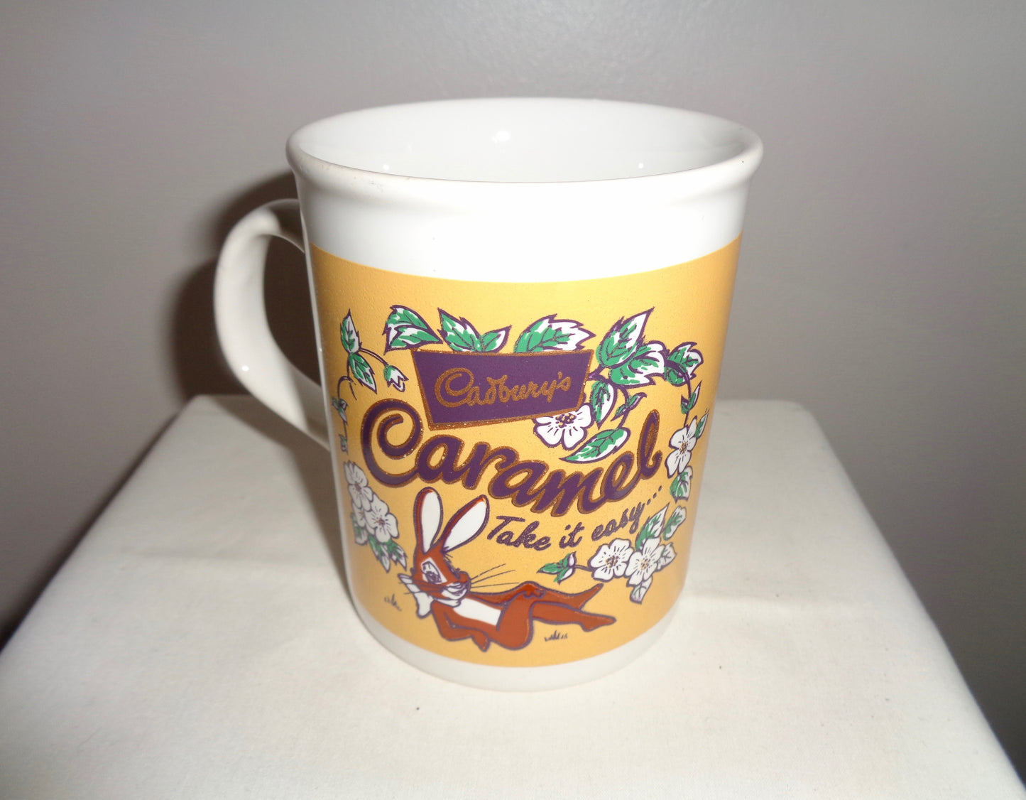 Kilncraft 1980s Cadbury's Caramel Advertising Mug