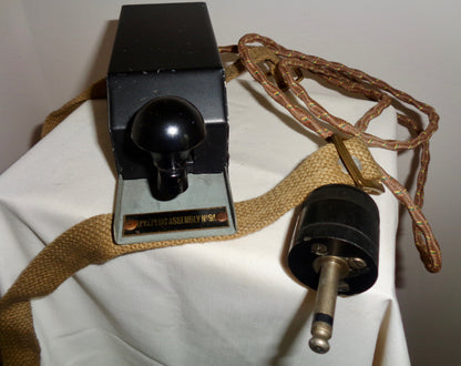 WW2 Morse Key & Plug Assembly 9A WT 8 Amp No.2 Mk III 