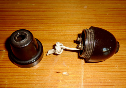 Vintage Bakelite British Butler Bell Push