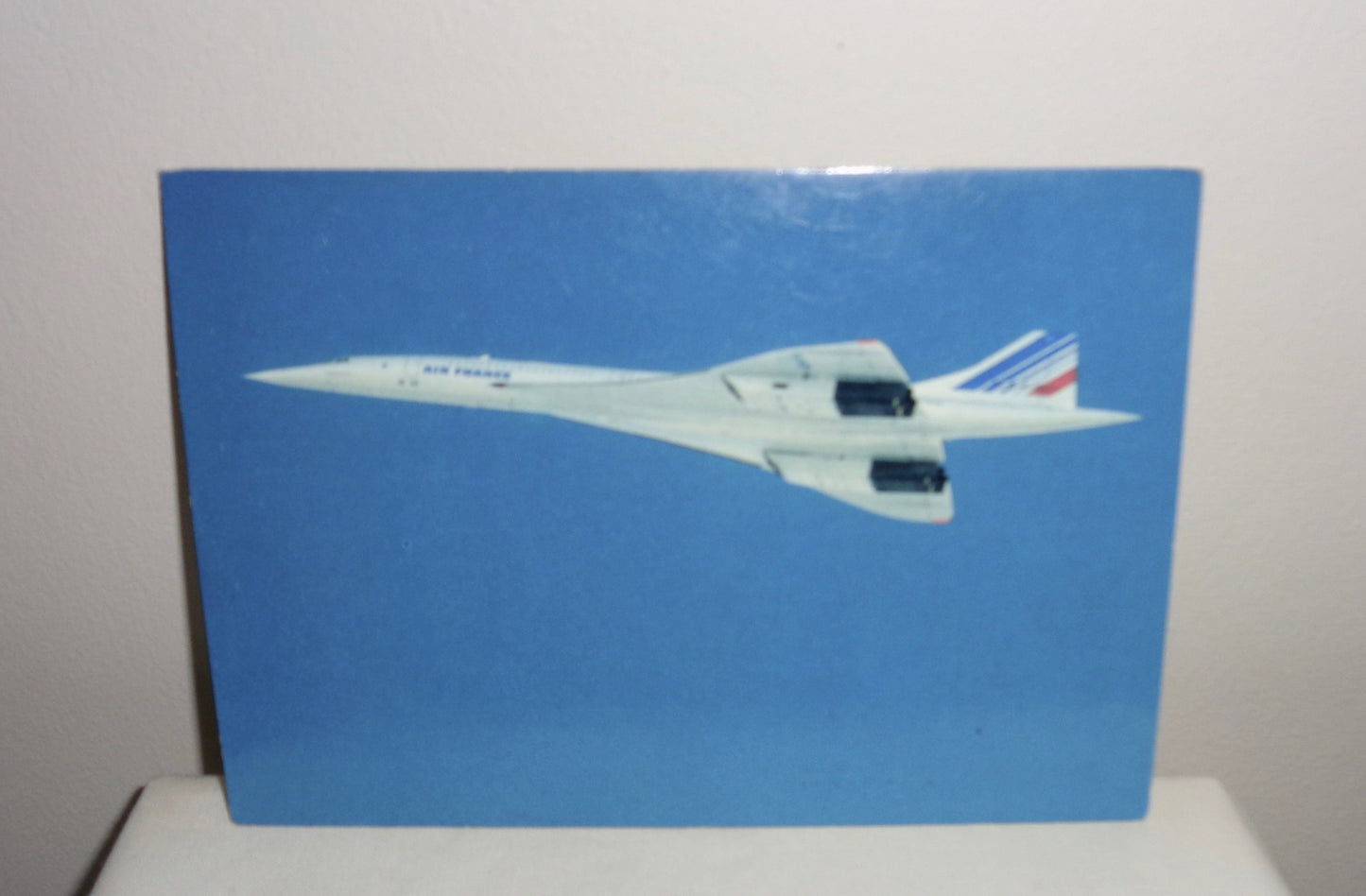 1979 Concorde Picture Postcard Of An Air France Concorde in Flight