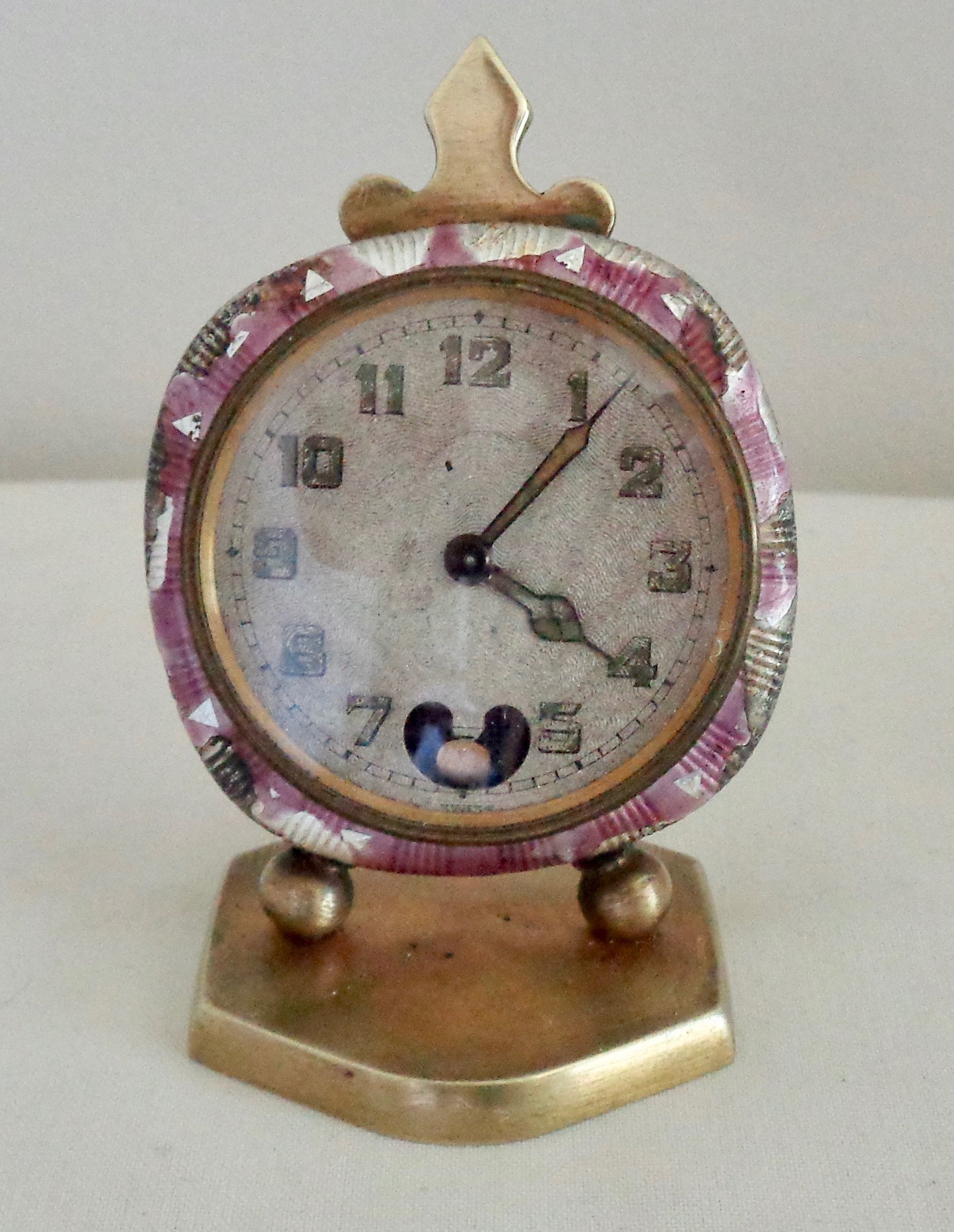 1920s Theodore Jequier Swiss Ladies Travel Clock Brevet #93017