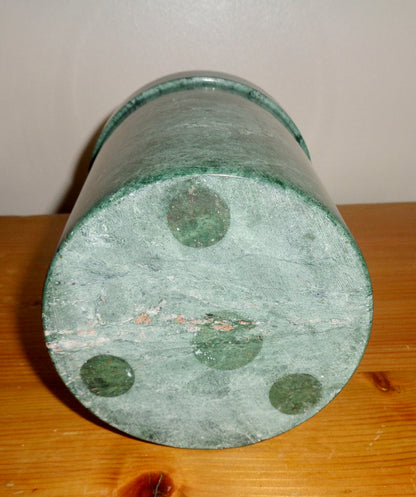 Vintage Habitat Green Marble Utensil Jar