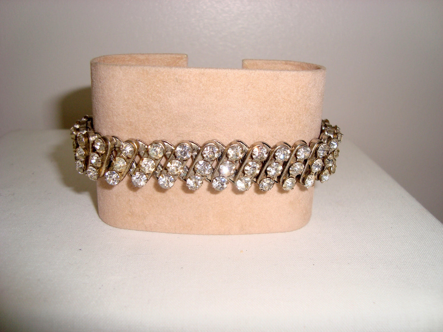 Vintage Diamante Expandable Bracelet