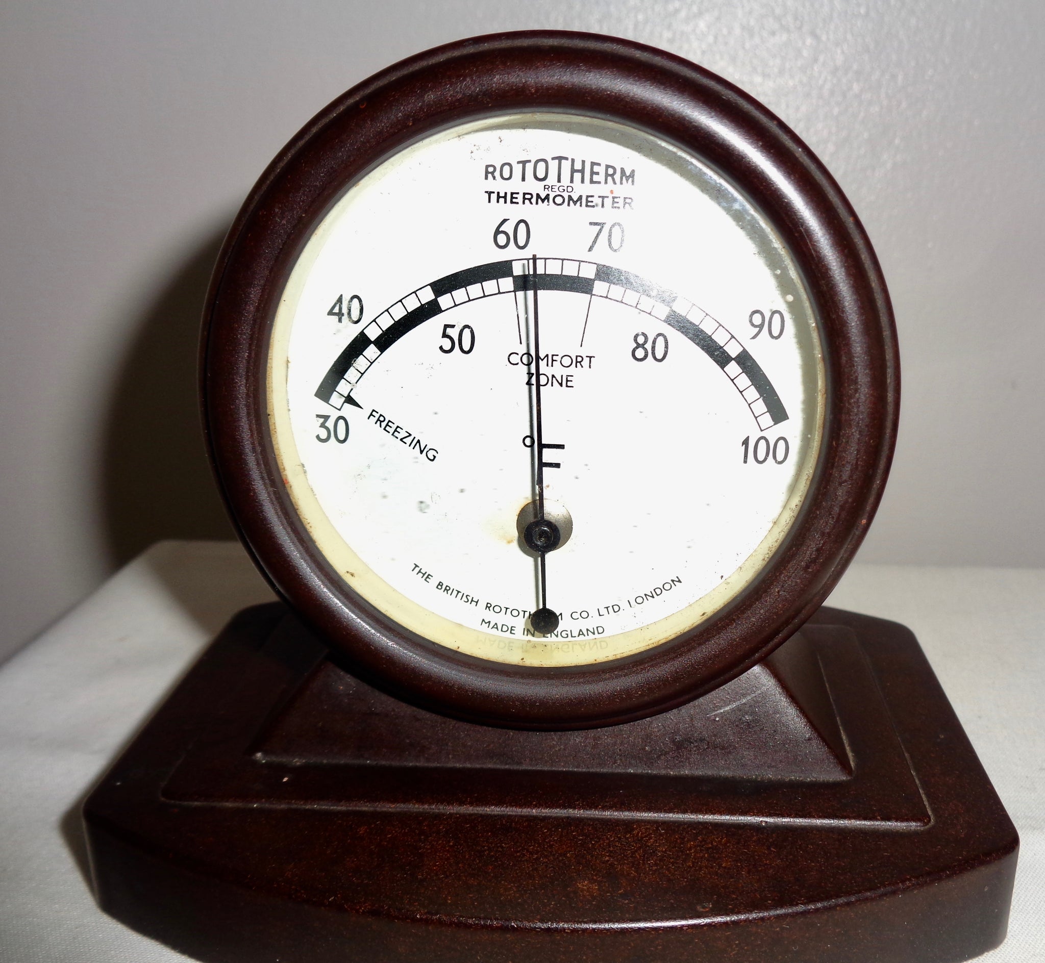 Vintage Brown Bakelite Rototherm Thermometer – Mullard Antiques and ...