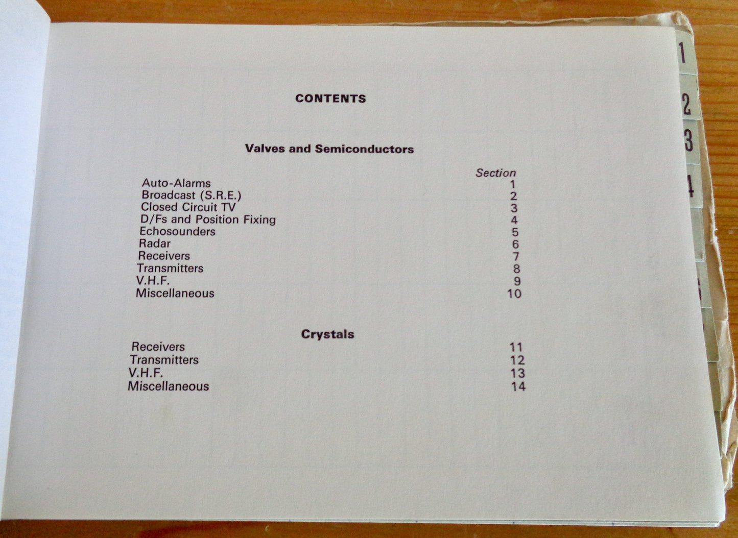 Original 1967 Guide To Valves Semiconductors And Crystals By Marconi Marine