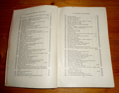 1915 Handbook of Technical Instruction for Wireless Telegraphists by JC Hawkhead / HM Dowsett