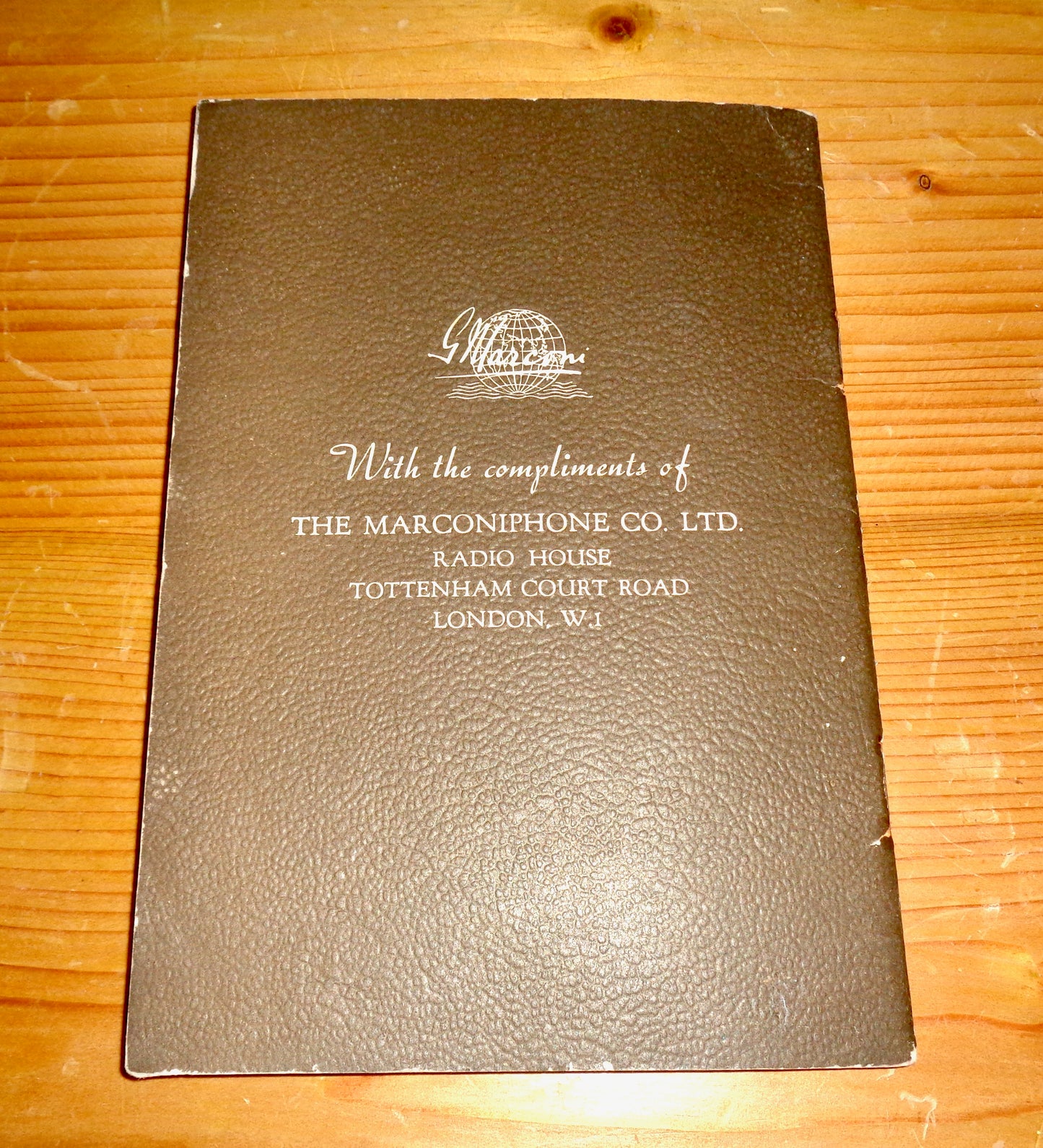 Original 1930s Marconi Praise & Portraits Marconiphone Advertising Booklet
