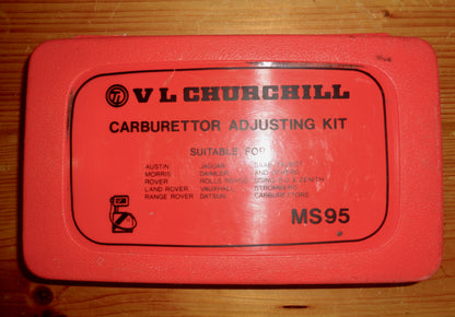 VL Churchill Car Carburettor Adjusting Kit MS95 Suitable for SU Zenith and Stromberg Carburettors