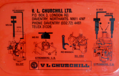 VL Churchill Car Carburettor Adjusting Kit MS95 Suitable for SU Zenith and Stromberg Carburettors