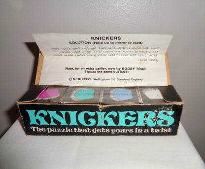 1980s Cube Puzzle Knickers Manufactured by Wellingtons Ltd