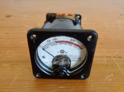 1941 Air Ministry Mag Feed Meter For A T1154 Radio Transmitter 10A/2140