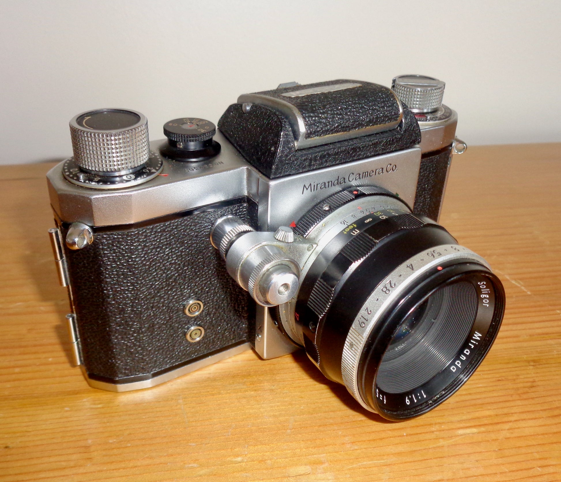 Miranda S 35mm SLR Camera With Miranda Soligor 50mm f1.9 Lens