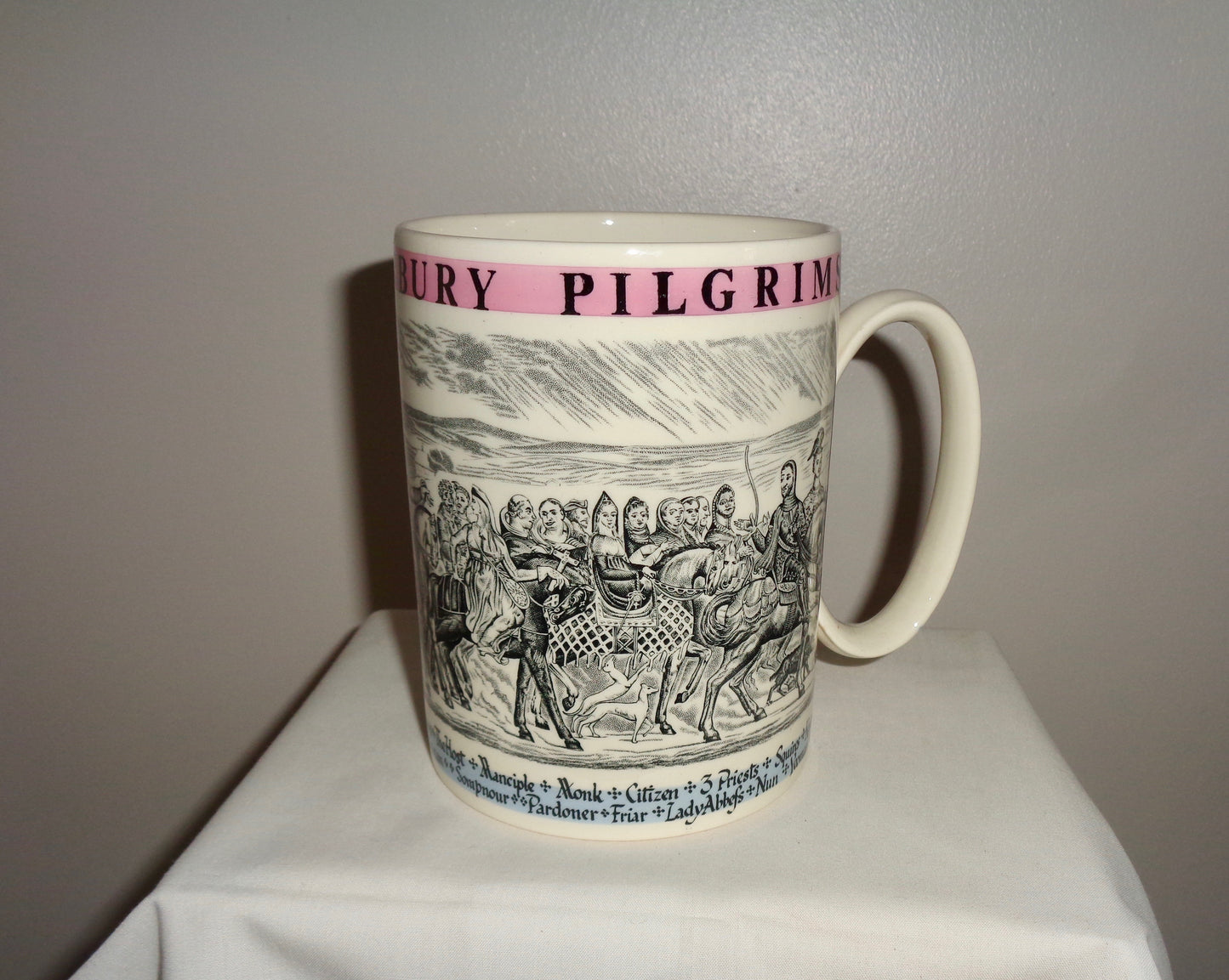 1960s Wedgwood Chaucer's Canterbury Pilgrims Commemorative Mug