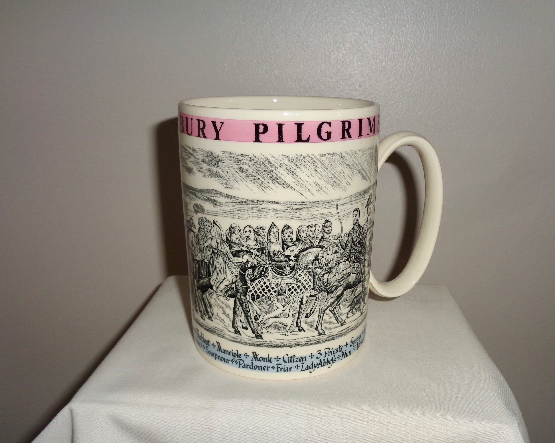 1960s Wedgwood Chaucer's Canterbury Pilgrims Commemorative Mug