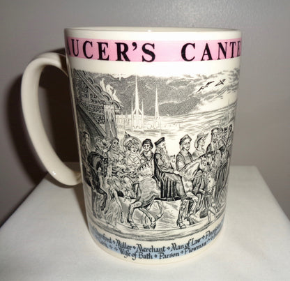 1960s Wedgwood Chaucer's Canterbury Pilgrims Commemorative Mug