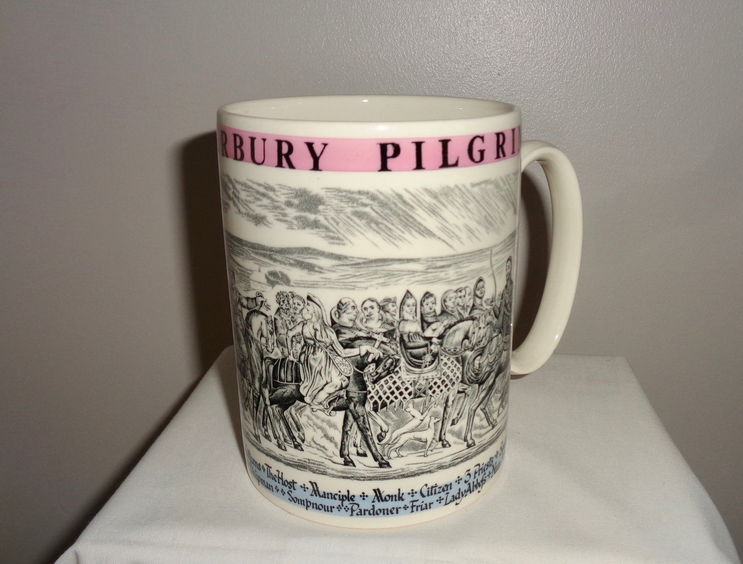 1960s Wedgwood Chaucer's Canterbury Pilgrims Commemorative Mug