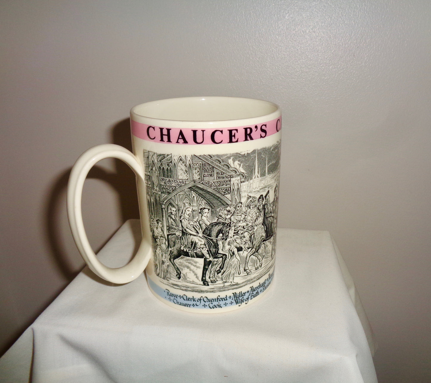 1960s Wedgwood Chaucer's Canterbury Pilgrims Commemorative Mug