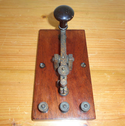 1920s British Straight Sending Morse Key Possibly Made By Franks