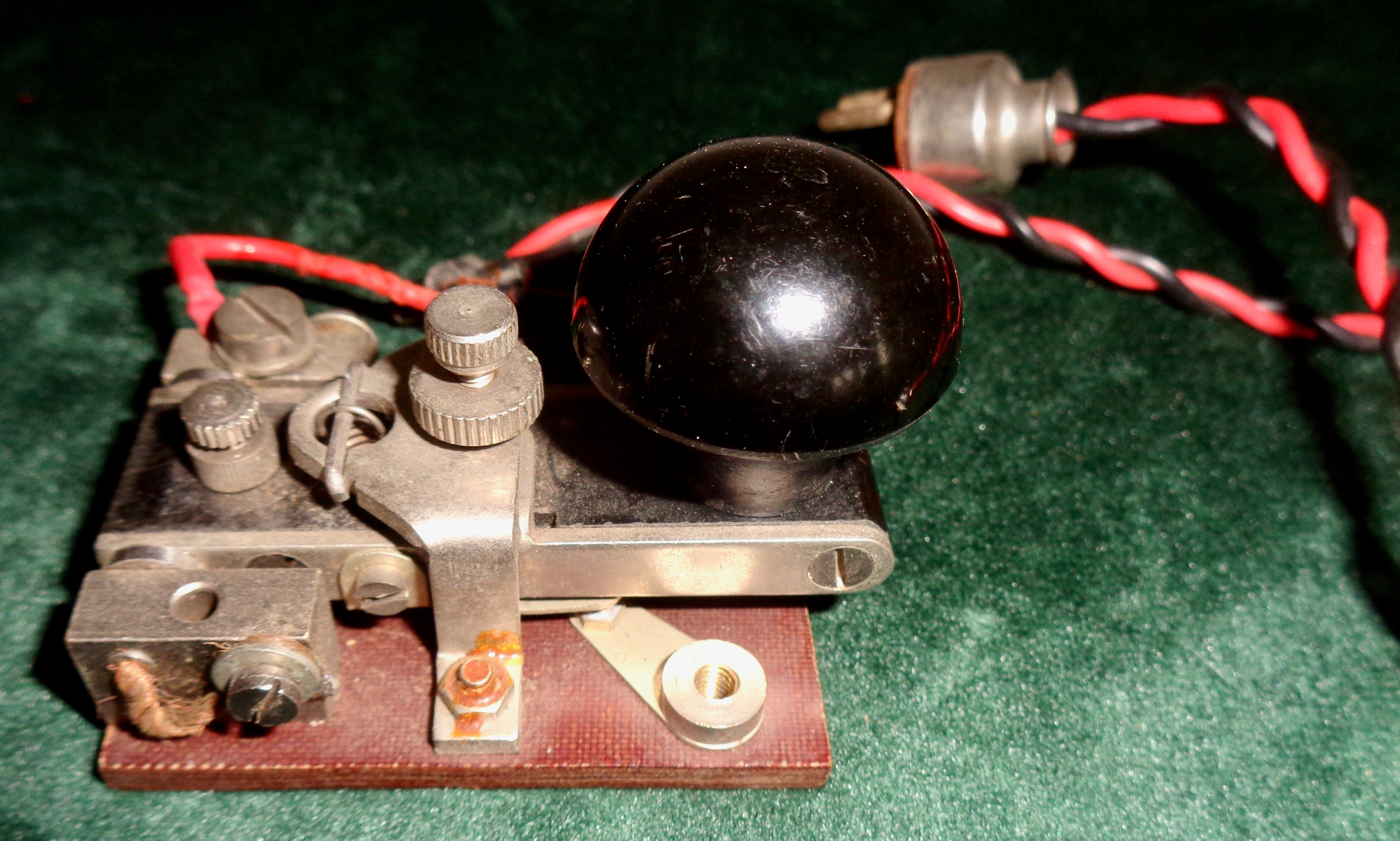 WW2 YA1860 Military Morse Key Used In Field Telephone / Telegraph / B2 ...